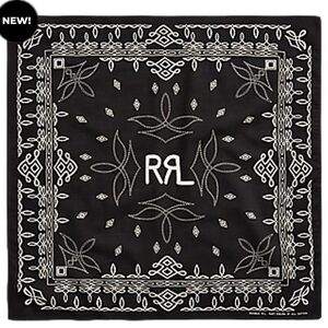 NWOT - Ralph Lauren Black and White Bandana